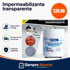 Impermeabilizante transparente